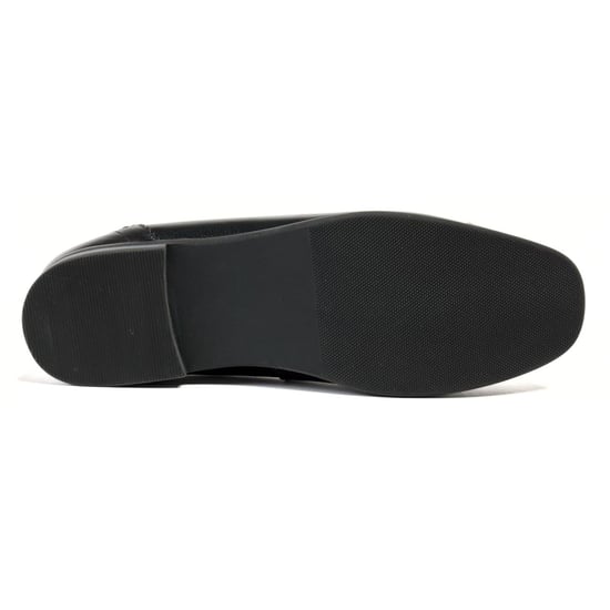 Pod Priya Leren Dames Zwarte Ballerina's - Image 3