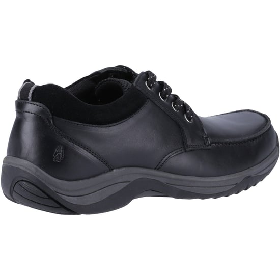 Hush Puppies Derek Leren Mannen Zwarte Veterschoenen - Image 2