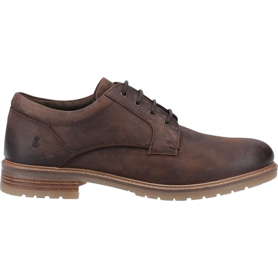 Hush Puppies Richie Leren Heren Bruine Veterschoenen - Image 5