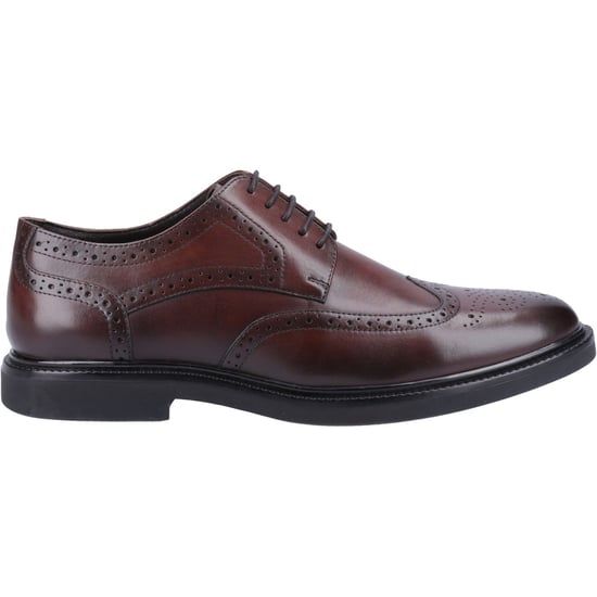 Hush Puppies Kingston Leren Chocolade Brogue Schoenen voor Mannen - Image 4