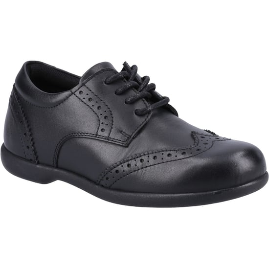 Hush Puppies Bridget SNR Meisjes Zwarte Brogues - UK 6 - Image 1