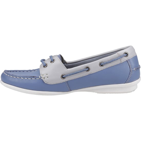 Hush Puppies Irene Leren Dames Blauwe Bootschappen - Image 4