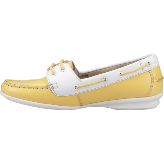Hush Puppies Irene Leren Damen Gele Bootschoen - Image 4