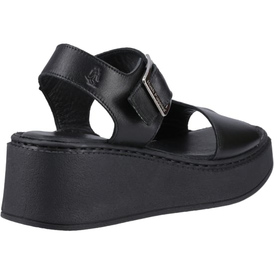 Hush Puppies Beatrix Wedge Dames Zwarte Sleehakken Van Leer - Image 2