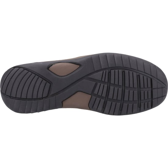 Hush Puppies Donald Leren Mannen Koffie Moccasins Schoenen - Image 3