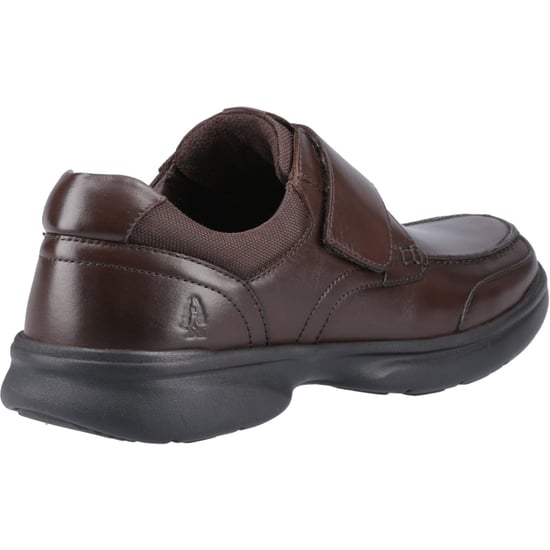 Hush Puppies Hector Leren Heren Bruine Moccasins Schoenen - Image 2