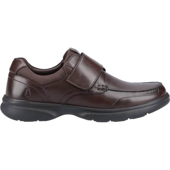Hush Puppies Hector Leren Heren Bruine Moccasins Schoenen - Image 5