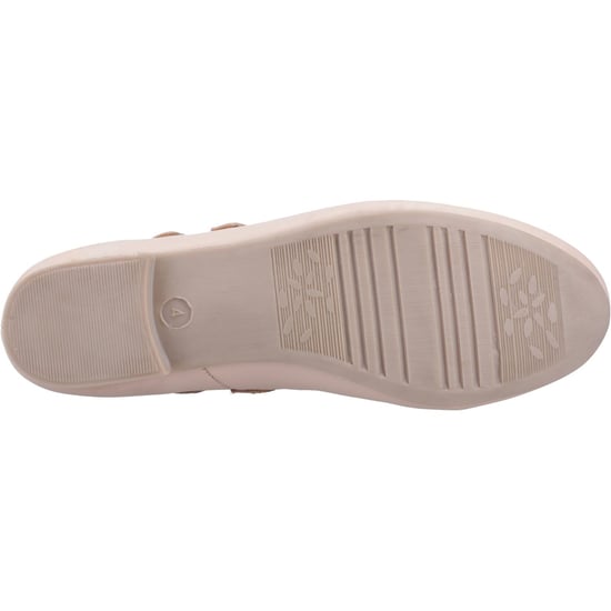 Hush Puppies Nancy Mary Jane Leren Dames Blush Ballerina's - Image 3