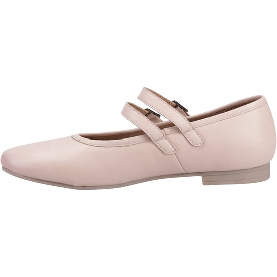 Hush Puppies Nancy Mary Jane Leren Dames Blush Ballerina's - Image 4
