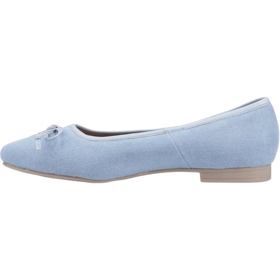 Hush Puppies Naomi Textiel Dames Denim Ballerina's - Image 4