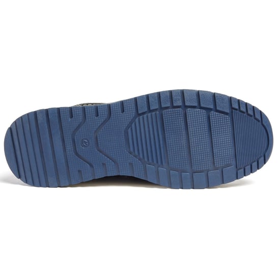 Pod Sean Leren Heren Marineblauwe Bootsschoenen - Image 3