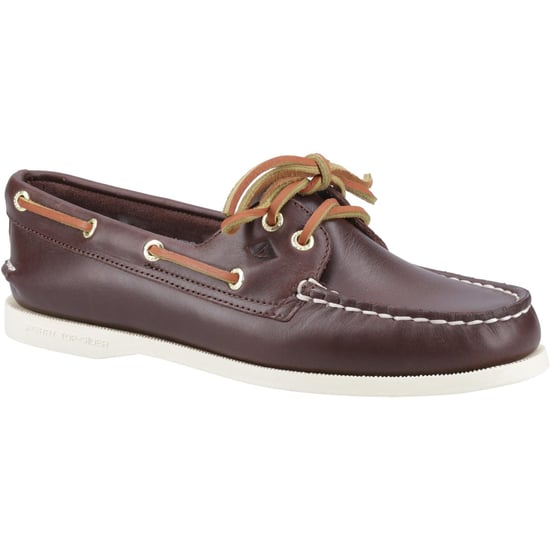 Sperry Authentieke 2 Oog Leren Heren Bruine Boten Schoenen - Image 1