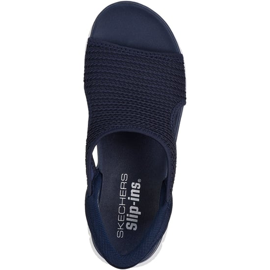 Skechers Summits Sweetly Evolved Textiel Dames Navy Sandalen - Image 3