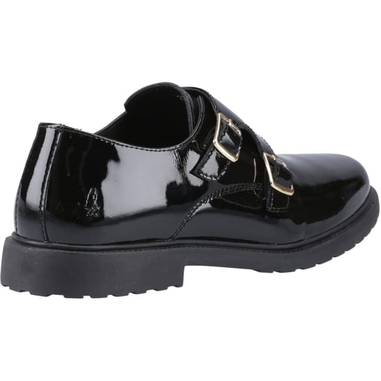 Hush Puppies Verity Leren Dames Zwart Patent Schoenen - Image 2