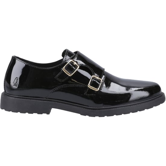 Hush Puppies Verity Leren Dames Zwart Patent Schoenen - Image 5
