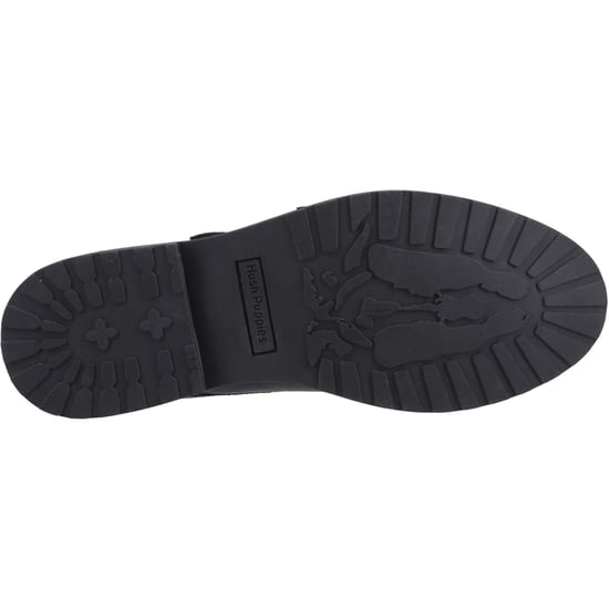 Hush Puppies Verity Leren Dames Zwarte Schoenen - Image 3