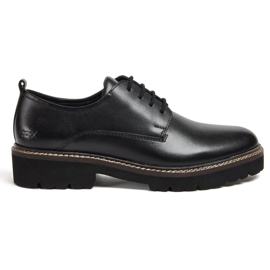Pod Kris Leren Dames Zwarte Derby Schoenen - Image 3