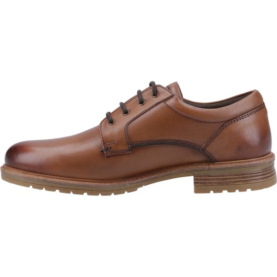 Hush Puppies Richie Leren Herenschoenen in Tan met Veters - Image 4