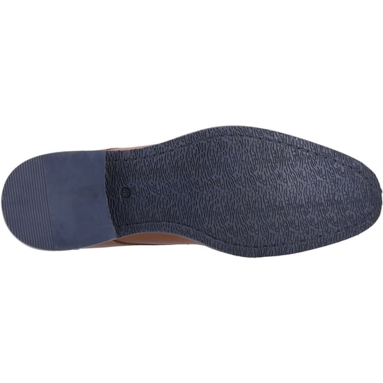 Hush Puppies Mike Leren Heren Lichtbruine Veterschoenen - Image 3