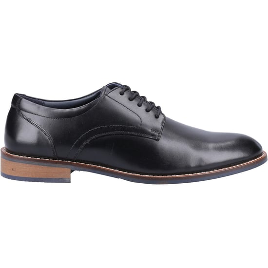 Hush Puppies Damien Veterschoenen Leer Mannen Zwart Veterschoenen - Image 4