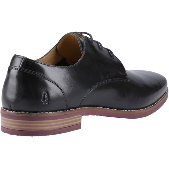 Hush Puppies Mike Leren Heren Zwarte Veterschoenen - Image 2