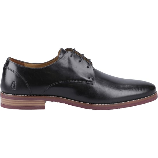 Hush Puppies Mike Leren Heren Zwarte Veterschoenen - Image 4