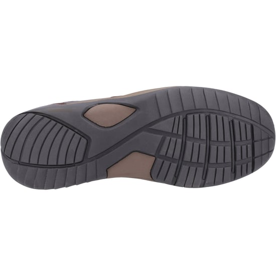 Hush Puppies Derek Leren Herenschoenen met Veters in Koffiekleur - Image 3