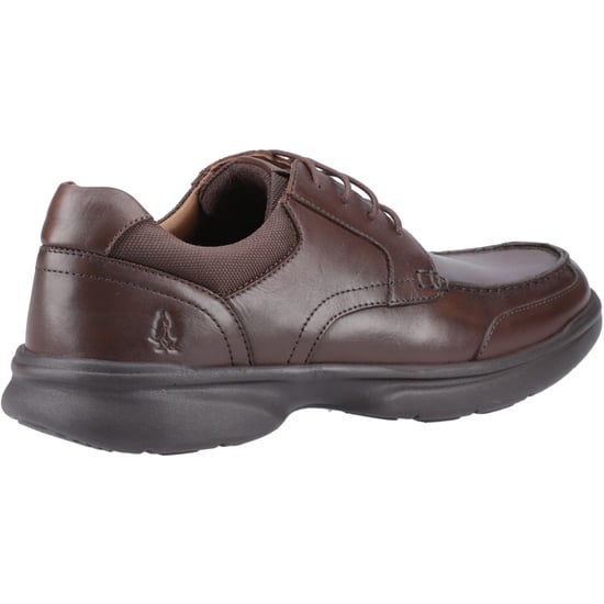 Hush Puppies Hugh Lederen Heren Bruine Veterschoenen - Image 2
