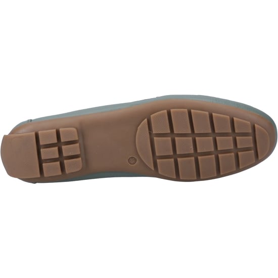 Hush Puppies Eleanor Leren Dames Sage Instappers - Image 3