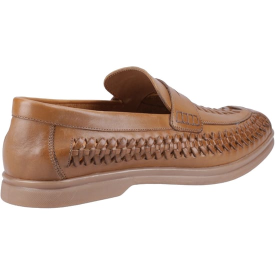 Hush Puppies Bowie Leer Heren Tan Instappers - Image 2