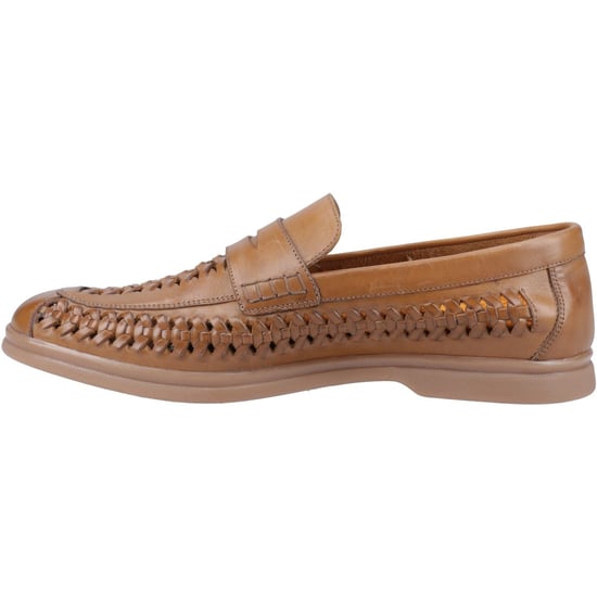 Hush Puppies Bowie Leer Heren Tan Instappers - Image 4
