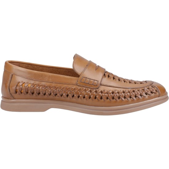 Hush Puppies Bowie Leer Heren Tan Instappers - Image 5