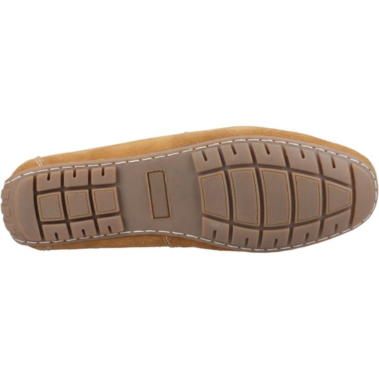 Hush Puppies Ralph Suede Leren Heren Tan Instappers - Image 3