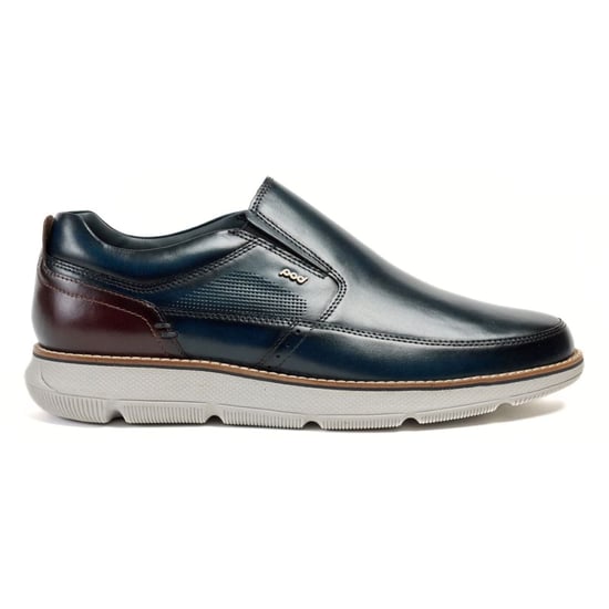 Pod Fowler Leren Heren Navy Loafers - Image 4