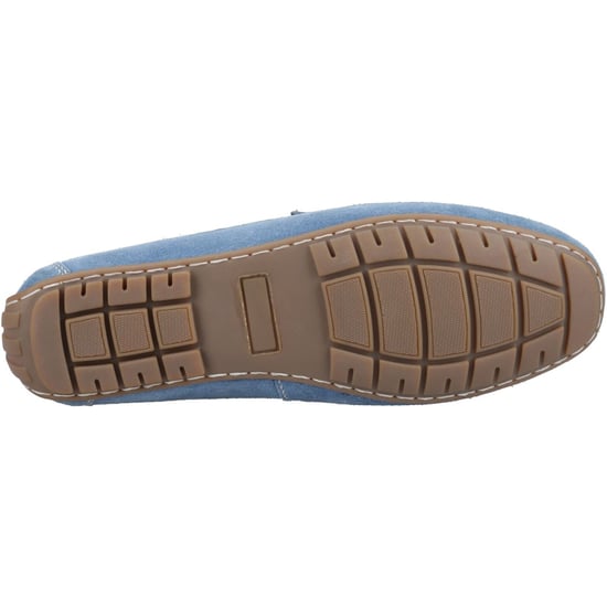Hush Puppies Ralph Suède Leren Mannen Blauwe Instappers - Image 3