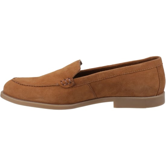 Hush Puppies Natasha Leren Dames Tan Loafers - Image 4