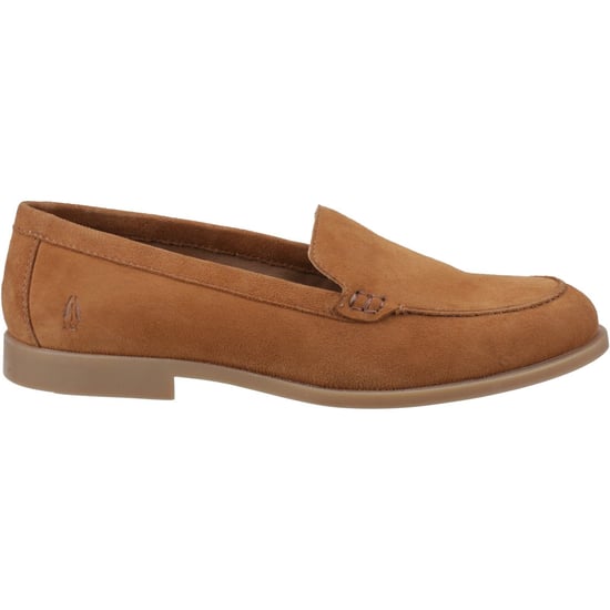 Hush Puppies Natasha Leren Dames Tan Loafers - Image 5
