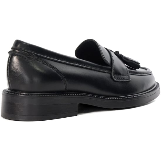 Dune Garda Leren Vrouwen Zwarte Loafers - Image 2