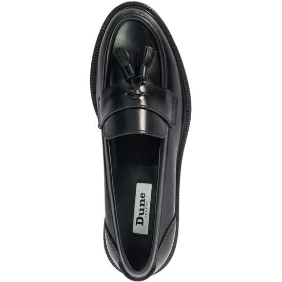 Dune Garda Leren Vrouwen Zwarte Loafers - Image 3