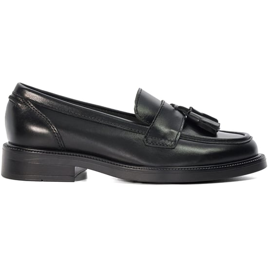 Dune Garda Leren Vrouwen Zwarte Loafers - Image 4