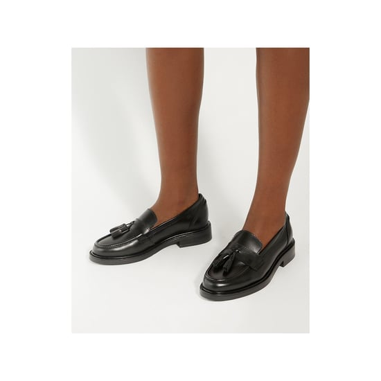 Dune Garda Leren Vrouwen Zwarte Loafers - Image 6