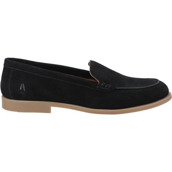Hush Puppies Natasha Leren Dames Zwarte Instappers - Image 5