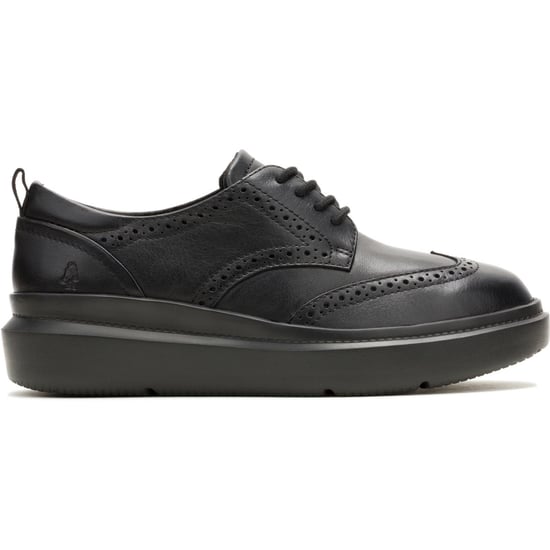Hush Puppies Joy Leren Dames Zwarte/Zwarte Brogues Schoenen - Image 6