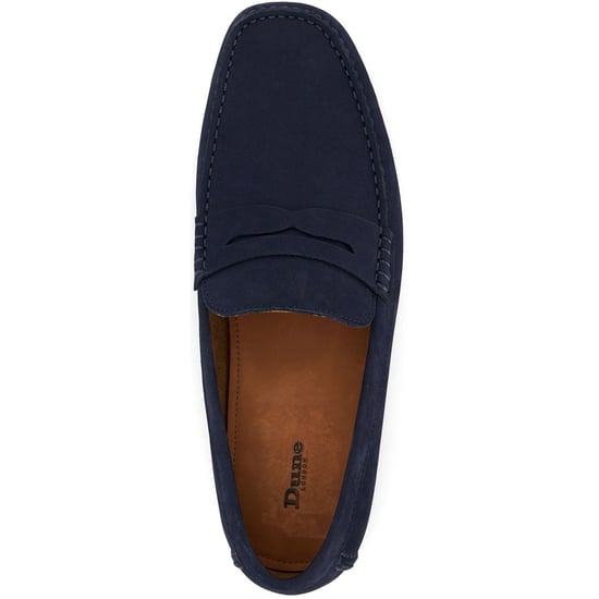 Dune Bradlay Suède Heren Blauwe Mocassinschoenen - Image 4