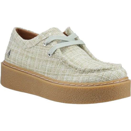 Hush Puppies Bridie Textiel Dames Munt Mocassins Schoenen - Image 1