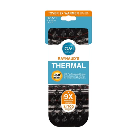 1 Pack Dikke 3.1 TOG Antislip Thermo Slippersokken voor Raynaud's - Image 2