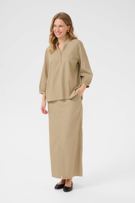 Blouse met lange mouwen Loose fit - Image 1