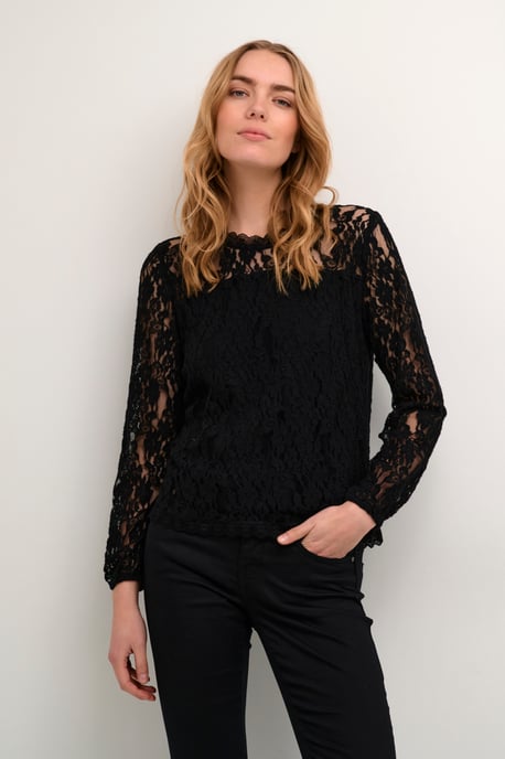 Blouse met korte mouwen Regular fit - Image 3