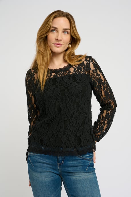 Blouse met korte mouwen Regular fit - Image 4