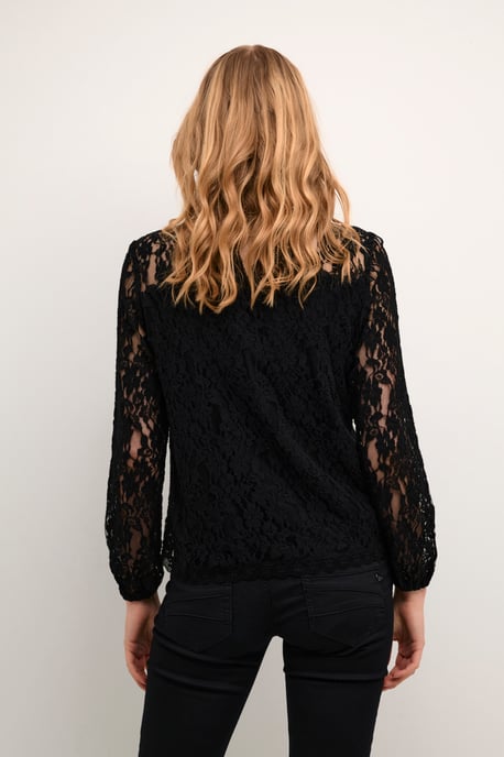 Blouse met korte mouwen Regular fit - Image 5
